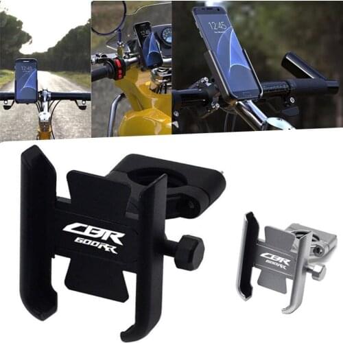 CNC Aluminum GPS Stand Holder Motorcycle Handlebar Mobile Phone Bracket Accessories For Honda CBR600R CBR1000R cbr600r cbr1000r