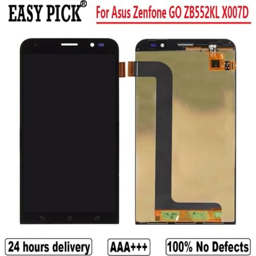 For Asus Zenfone GO ZB552KL X007D LCD Display Touch Screen Digitizer Assembly with Frame Free Tools
