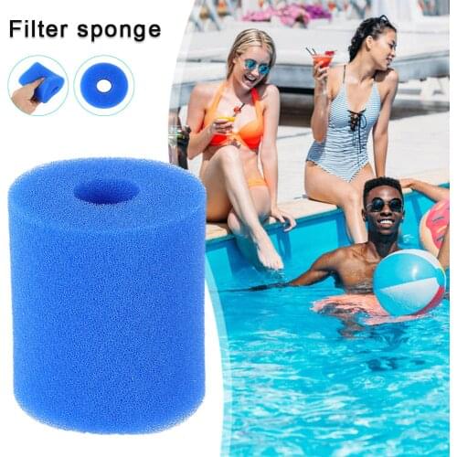 Pool Filter Sponge Replacements Reusable Swimming Pool Filter Foam Sponge Cartridge Pool Cleaning Tool floating water pad mat