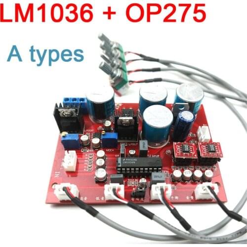 LM1036 Tone +NE5532 Dual op amp preamplifier Treble Bass Balance Volume Control A