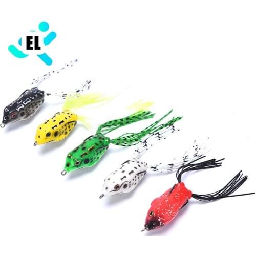 New Minnow Frog Soft Fishing Lure Double Hooks Artificial Bait Frog Tool High Quality