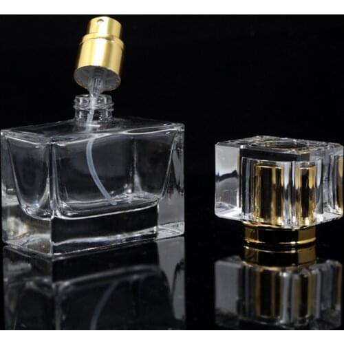 Portable 30ml Travel Empty Clear Glass Perfume Spray Bottle Container Car Decor Fine Mist Fragrance Sprayer Jar Atomizer