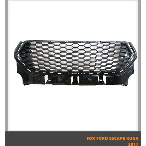 Good Quality ABS Front Middle Grill Racing Grills Honeycomb Mesh Grill Fit For Ford Escape Kuga 2017