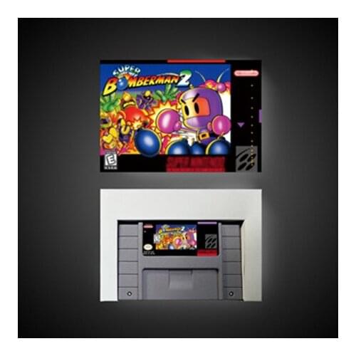 Super Bomberman 2 - Action Game Card US Version with Retail Box