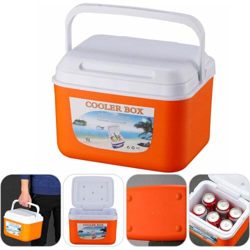 5L Outdoor Camping Cooler Box Portable Food Storage Box Car Cold Fishing Cooler Box for Travel