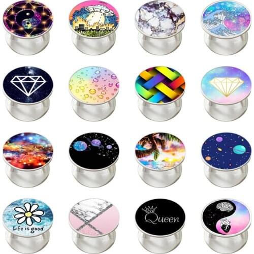 Universal Plastic Phone Stand Grip Finger Rring Multi-Function Mounts Swappable Top For redmi note 10 pro