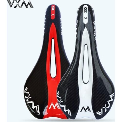 VXM Bicycle Saddle Carbon fiber road cushion MTB Cycling Silicone Skidproof Saddle Seat Silica Gel Cushion Seat Bicycle Parts