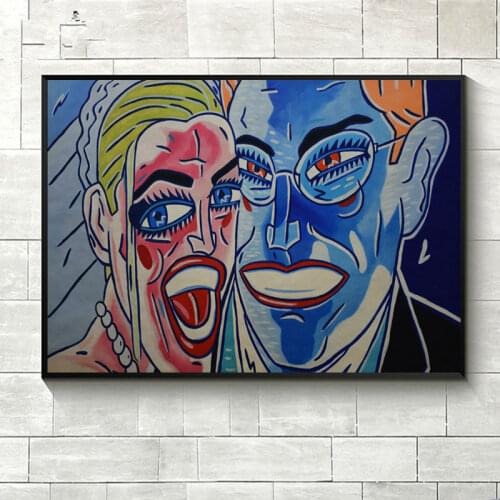 100% hand-painted modern decorative paintings Abstract oil painting on canvas singers for home office hotel wall art picture