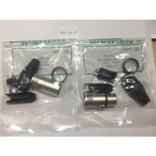 FOR NEUTRIK connector NC3MXX & NC3FXX Male et femelle Un ensemble 3 Broches XLR Connecteur avec