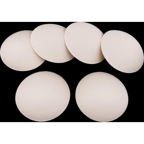 6 Pair Black Beige Soft Womens Round Bra Pads Inserts For Sports Bra Bikini