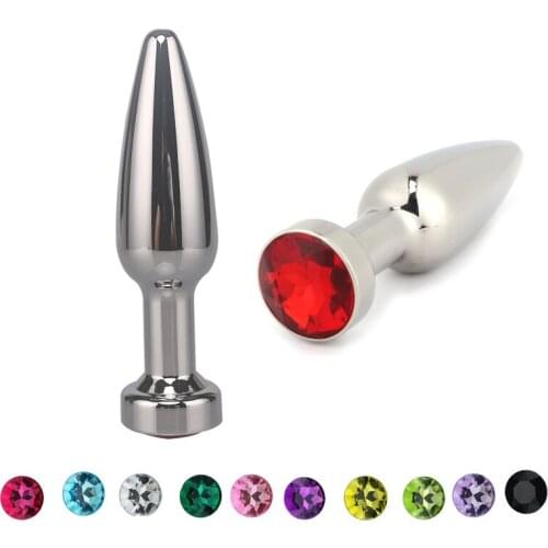 Metal Anal Beads Plug Prostate Massage Butt Plug G Spot Stimulation Dildo Vibrator Sex Toys Anal Plugs Adult Toys for Women Men