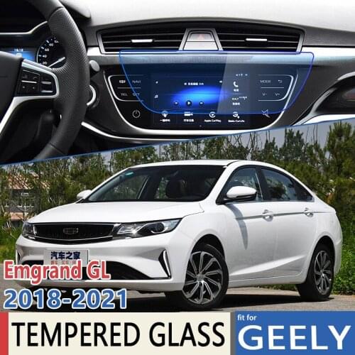 For Geely Emgrand GL Maple 60S 2018 2019 2020 2021 Car Navigation Auto GPS Film Full Screen Protector Tempered Glass Accessories