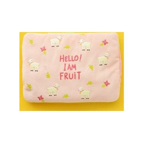 Free shipping cartoon pink sheep pattern plush hot water bag charging electric hot water bag