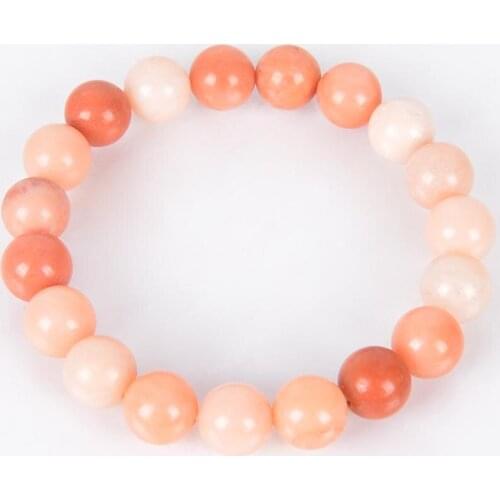 4 6 8 10 12MM Summer Casual Natural Stone Beads Bracelets Unique Nature Picasso Jaspe Strand Bracelet Hand Wrap Women&Men Jewery