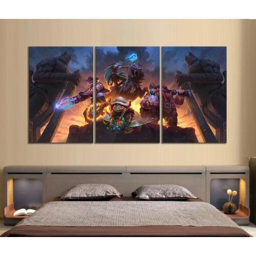 Hearthstone Retter Von Uldum HD Game Poster Canvas Paintin Decorativ Art Wall Decor Painting Home Decor