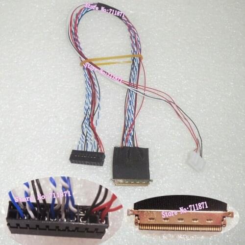 LVDS 1ch 8bit 0.5 pitch I-PEX 40P Screen Cable Line BP101WX1-206 Screen Line Cable Single eight IPEX 40Pin Lcd screen Line Cord