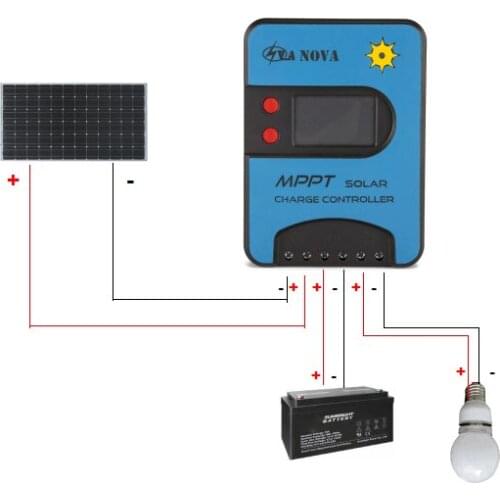 15A 20A 30A MPPT solar charge controller for lithium battery