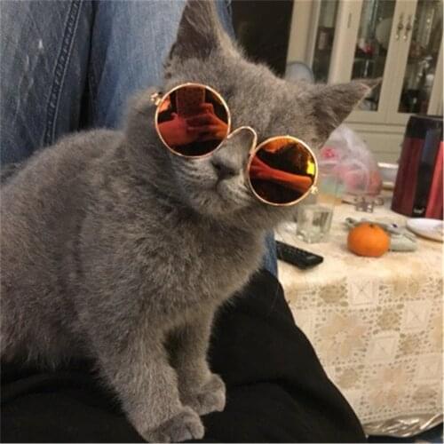 Mini Cute Pet Cat Dog Glasses Pets Products For Little Dogs Cats Eye-wear Sunglasses goggles Photos Props Accessories Supplies