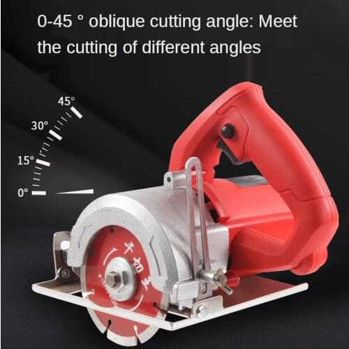 Multi-angle portable electric circular saw, 1680W wood cutting machine, multi-function woodworking electric cutting machine