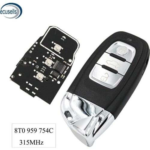 3 Button Modified Smart Remote Key Fob for-Lamborghini Style for Audi 8T0959754C 315MHz