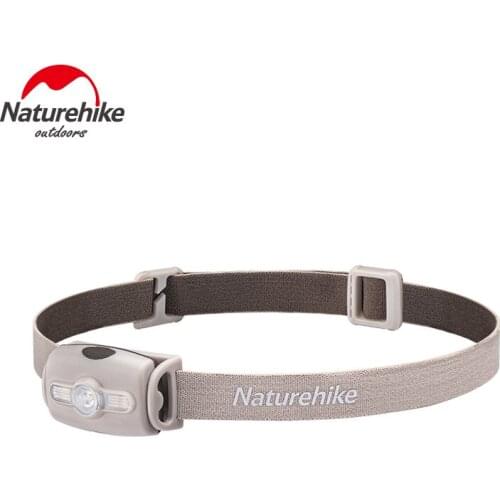 Naturehike Running Headlamp Anti Sweat Headlight Ultralight LED Beads Lamp Waterproof Dustproof USB Charging Flashlight