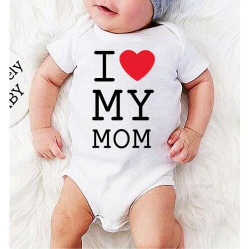 New Born Baby Girl Clothes Infant Outfit Newborn Boy Romper Long Sleeve Girls Winter Costume Printing Mom Toddler Jumpsuits