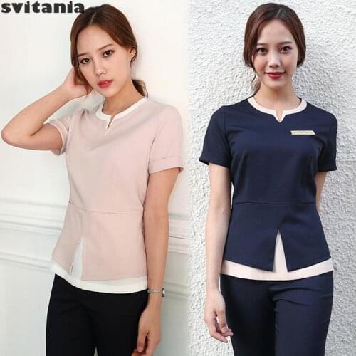 Hairdresser Spa Hairdresser Hotel Waiters Uniform Manicurist Uniform Hotel Reception Work Uniform