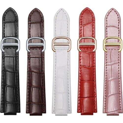 Watch Accessories Genuine Leather StrapFor Blue Balloon Tank Strap Outdoor Sports Waterproof Watch Band 14/16/18/20/22mm