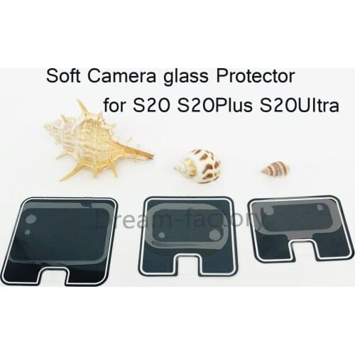 100PCS Camera Lens Protector Soft Tempered Glass Protector for Samsung Galaxy Note 20 S20 Plus S20 Ultra free Shipping