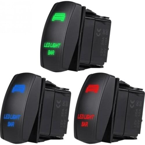 12V 24V Waterproof 5 Pin LED Light Bar Toggle Rocker Switch SPST ON-OFF for Car Boat Truck Car accessories