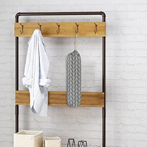 3 Pockets Cute Wall Sundry Cotton Line Hanging Organizer Bag Multi-Layer Holder Makeup Rack Jewelry Household Storage Bag