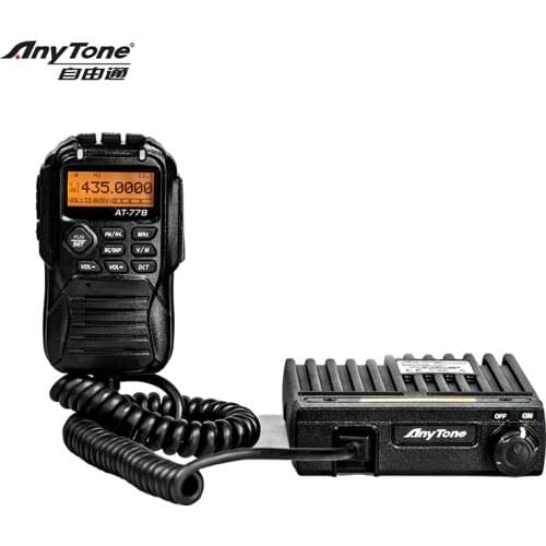 AT-778 Mobile Transeiver Wide Band 400-490MHz 25W Power Amateur/Professional Mode Anytone Car Intercom Radio Base Station