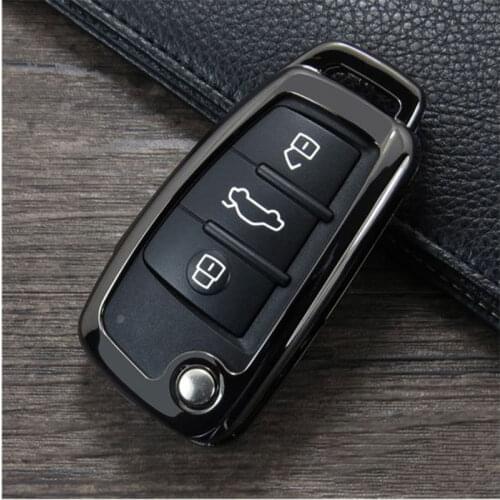 Zinc alloy Car Remote Key Cover Case Shell for Audi A1 A3 A4 A5 A6 A7 A8 Quattro Q3 Q5 Q7 B6 B7 B8 B9 C5 C6 C7 8V 8P 8L TT A2 S4