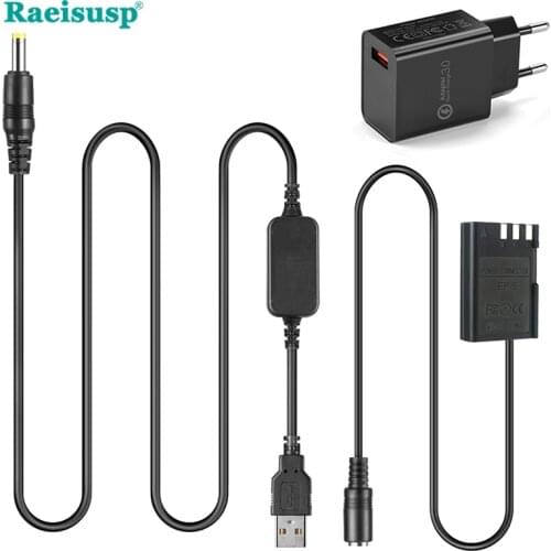 EP-5 EN-EL9 Dummy Battery DC Grip Adapter Camera Power Bank Supply USB Cable for Nikon D40 D40X D60 D3000 D5000 Camera