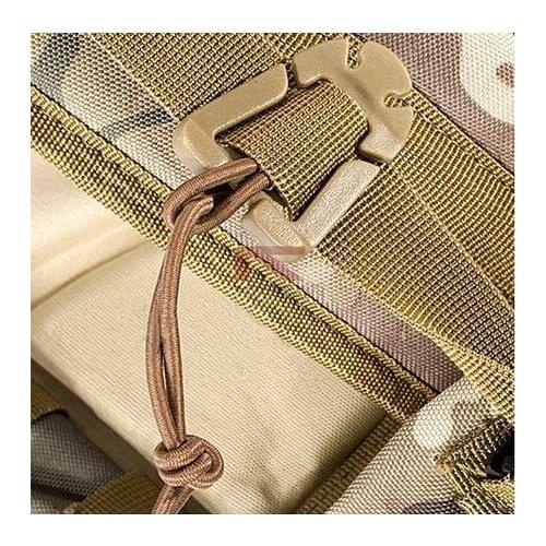 Hot Sale EDC GEAR 100 Pcs/lot ITW Webdom Web Dominator Molle Backpack Carabiner, EDC Tool, Elastic Rope Webbing Buckle Winder