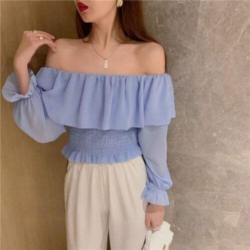 Женские шифоновые блузки GRUIICEEN China At AliExpress