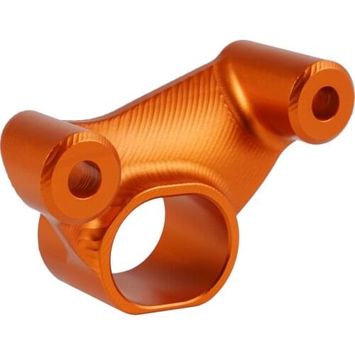 Motorcycle Exhaust Bracket Mount Hanger for KTM 790 Duke 2018 2019 2020 Black Orange Anodized Aluminium Exhaust Bracket