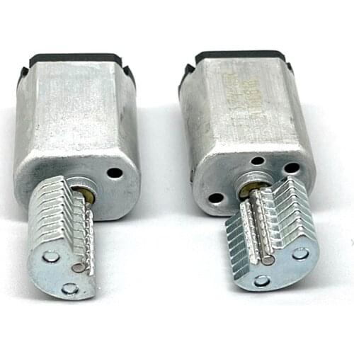 DC 1.5V-3.7V 0.4A 2450RPM Micro Mini 030 Vibration Motor 17.6*15.3*11.9mm Silver Miniature Vibrating Head Motor 3V DIY Massager