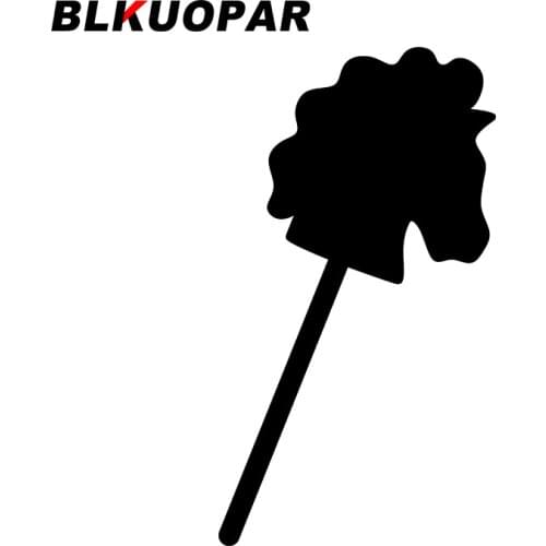 BLKUOPAR for Hobby Horse Silhouette Car Stickers Vinyl Decals Occlusion Scratch Waterproof Surfboard Sunscreen Custom Printing