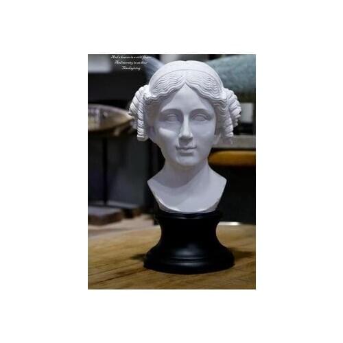 Figure Head portrait oak manor sculpture ornaments Home character model room furniture soft decoration Venus statue David