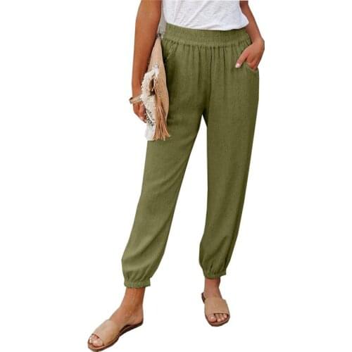 New Sweatpants Women Baggy Gray Sports Pants Joggers Pencil Oversized Streetwear Elastic High Waisted Trousers Ladies Thin Pants