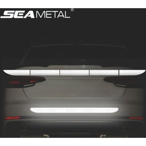 Car Reflective Sticker Decoration Tape Universal Auto Warning Sticker Reflective Strip Tira Reflectante Car Exterior Accessories