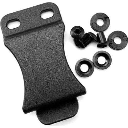 Tactical K Sheath Holster Waist Clip Outdoor DIY Pocket Scabbard Belt Clamp With Screws Suitable For Kydex Holster