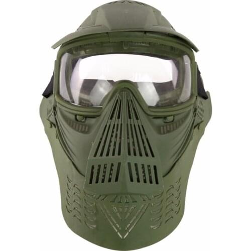 Tactical Hunting Shooting Air soft Paintball Masks Anti-UV Wind Proof Google Full Face Protective Military Army Neck Protection