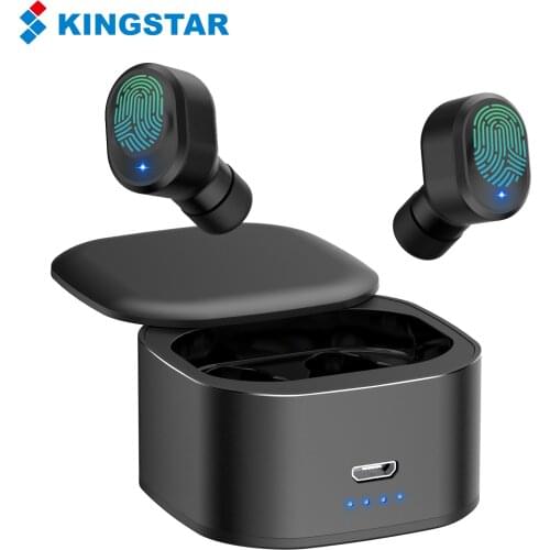 KINGSTAR TWS Wireless Earphones Bluetooth Headphones with Microphone Sports Waterproof Earbuds Bass Stereo Headsets
