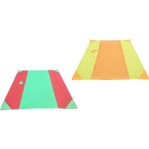 Outdoor Beach Blanket Waterproof Picnic Mat Folding Camping Mat Mattress Camping Bed Sleeping Pad Sand Beach Mats