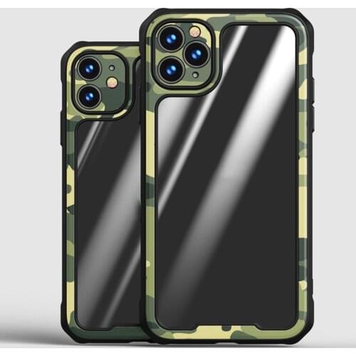 Skeypaik High Quality Luxury Transparent Soft PC Silicone Shockproof Clear Phone Case For iPhone 12 Pro Max Mini Back Cover