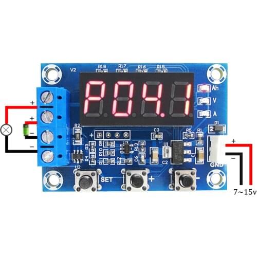 XH-M354 LED Digital Li-ion Lithium Battery Real Capacity Test Module AH Measurement Module With 2Pin Cable
