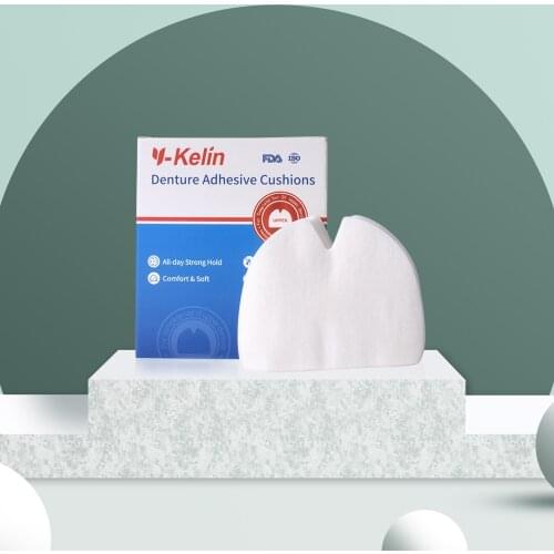 Denture Adhesive Cushion 30 Pads Natural Strong Hold Comfort Cushions