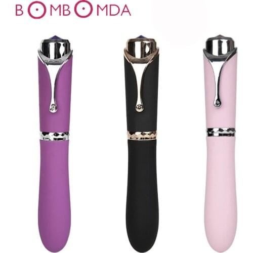 10 Frequency AV Wand Vibrators Pen Shaped Vagina Massager G spot Stimulator USB Charging Vibrator Sex Toys For Women Masturbator